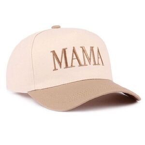 Mama Two-Tone Cotton Cap Cougar Ash Mocha O/S NEW